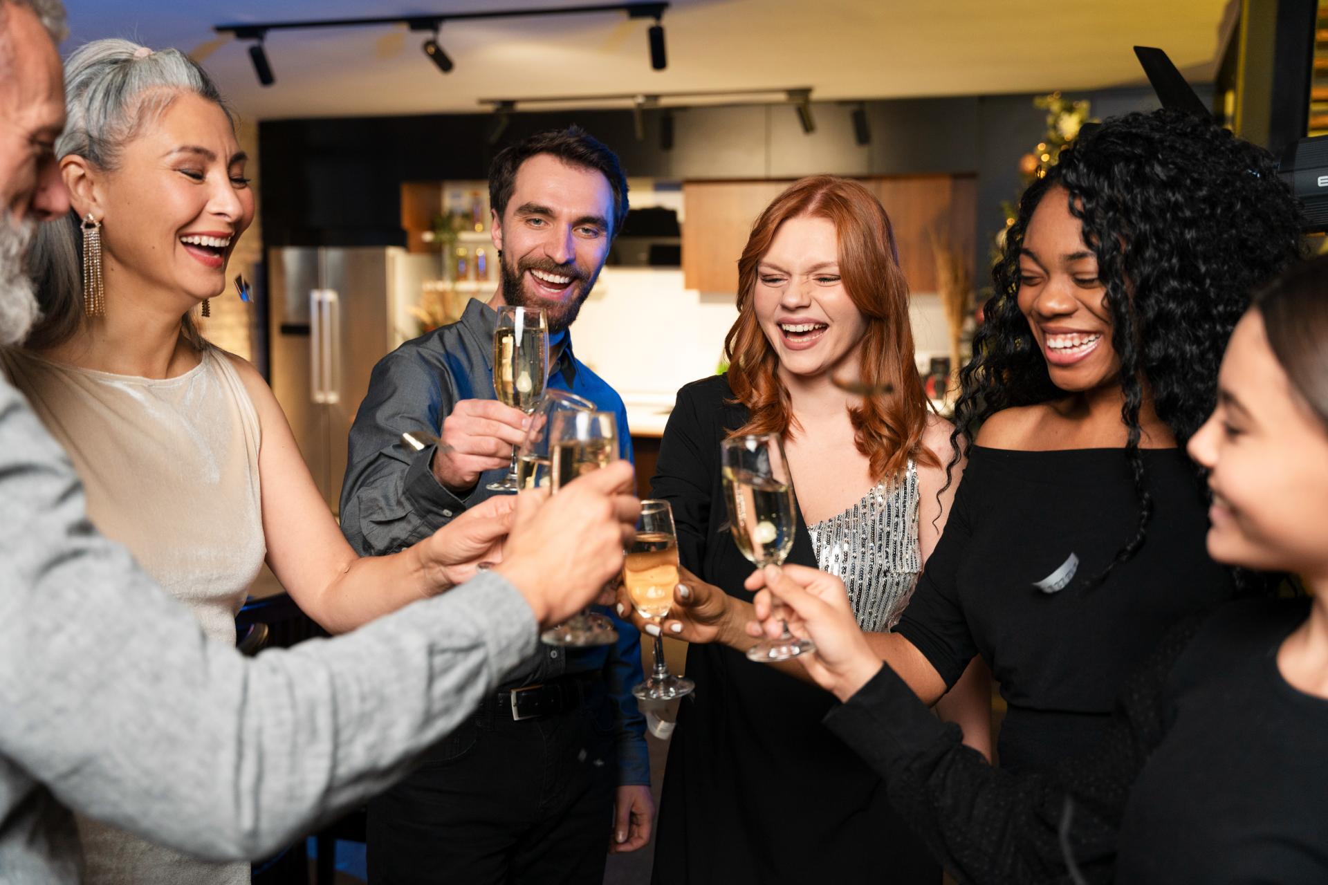 A group of people taking part in corporate events
