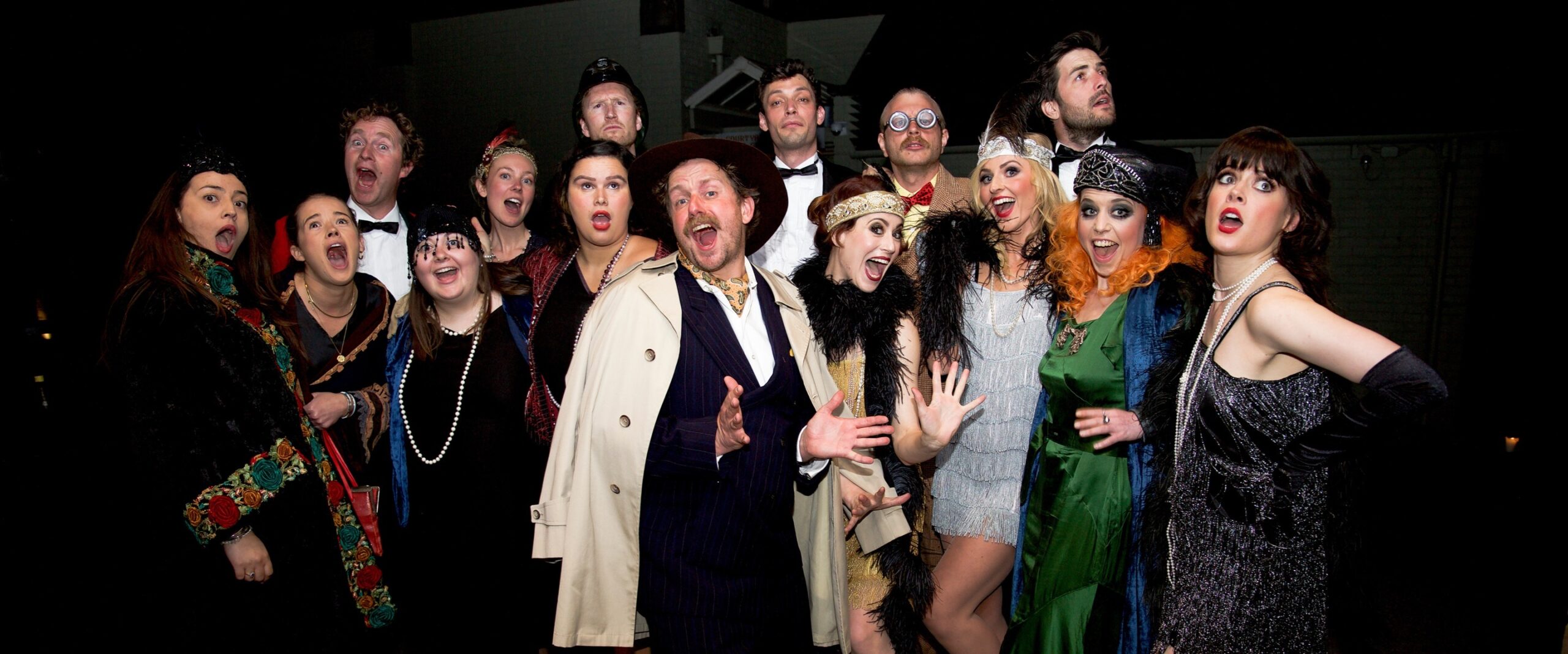 A group posing for a photo.